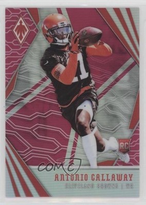 2018 Panini Phoenix Rookies Pink 70/199 Antonio Callaway #182 Rookie RC e6q