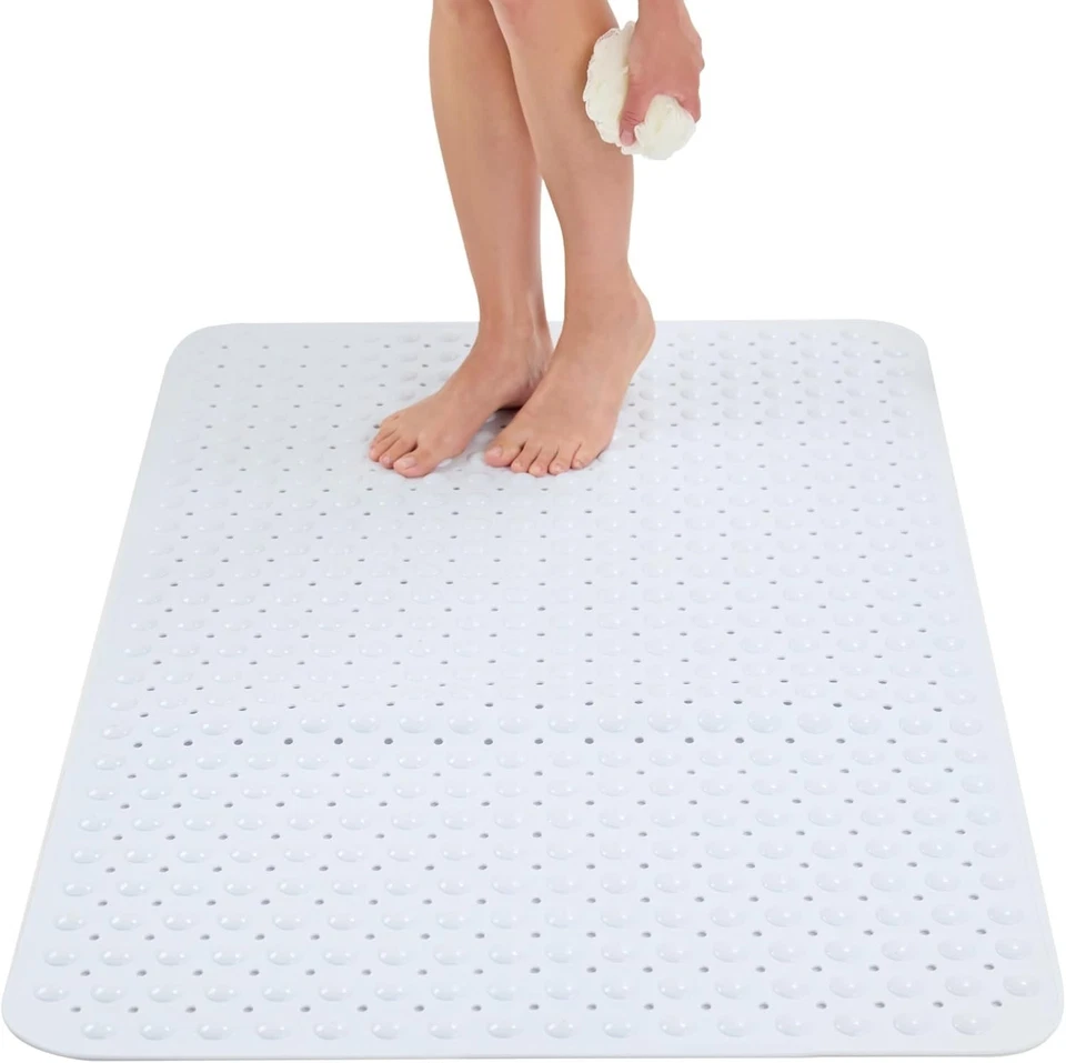 Elegante Alfombrilla de Ducha Antideslizante - Extra Grande 47x32 con Fácil Drenaje para Baños Foto 3 de 4
