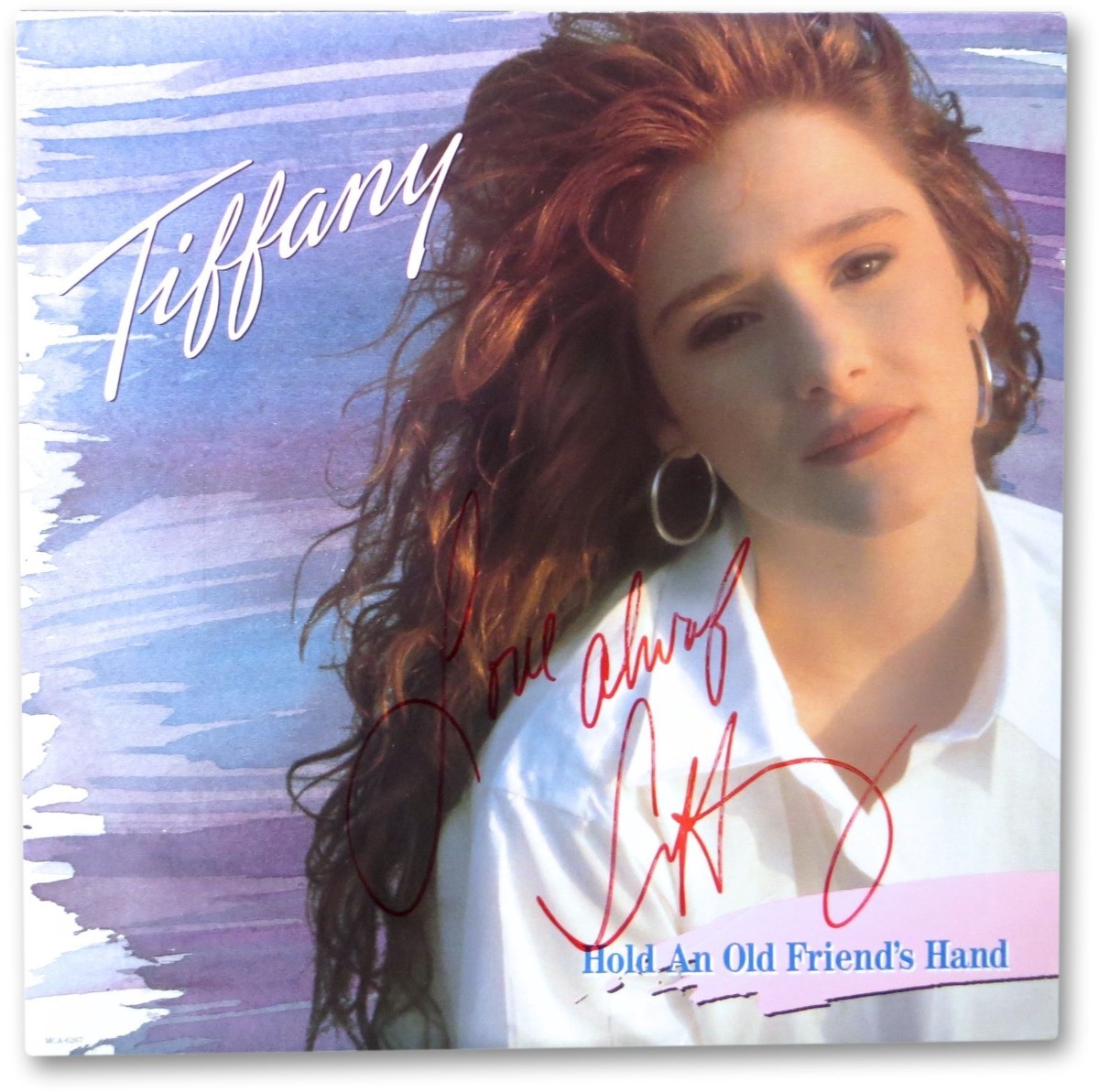 Tiffany Signed Autographed Record Album Hold an Old Friend's