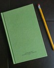 BLANK GREEN NOTEBOOK FEDERAL SUPPLY SERVICE SMALL — photo 1