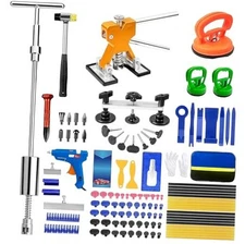 135pcs Dent Puller Kit, Paintless Dent Removal Kit for Dent Repair, Car Dent 