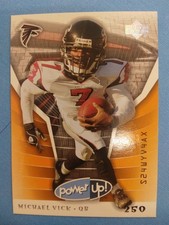 2004 Upper Deck Power Up! Orange 250 Michael Vick #4 Falcons 