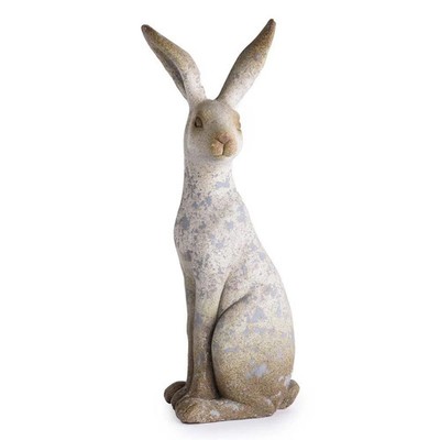 Sitting Bunny Sculpture Weather Resistant Garden Rabbit Statue 24 in