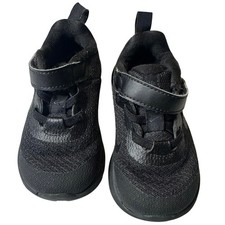 Nike Revolution 6 Toddler Shoes Black 6C Sneakers Hook Loop Easy On Lightweight
