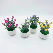 Simulation Gypsophila Small Potted Fake Flower Pot 11*9cm Artificial Flower