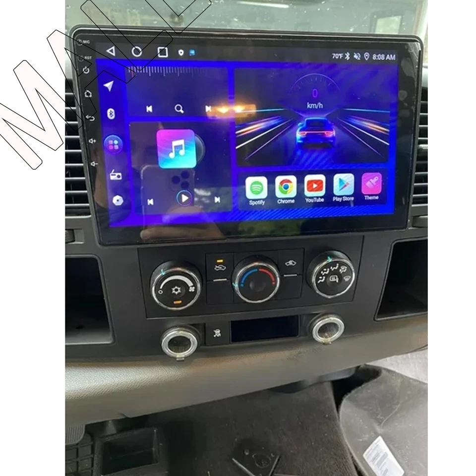 For Chevrolet Silverado 1500 2500 3500 07-14  Android15 Car Radio CarPlay GPS FM - Image 2 of 4