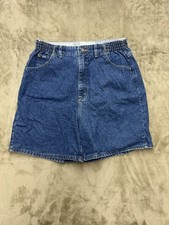 Vintage LEE Shorts 14Med High Waist Light Wash Jean Denim Mom Made In USA 80's