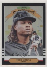 2019 Panini Donruss Optic Diamond Kings Black Prizm 8/25 Jose Urena #20 1u6