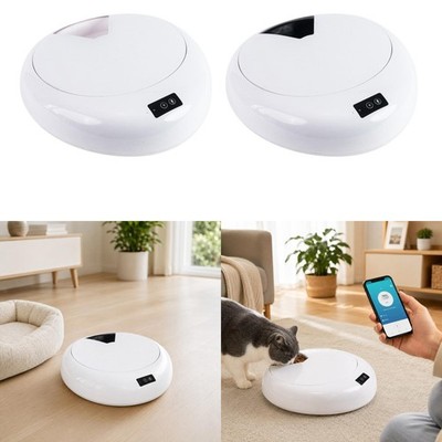 Automatic Cat Feeder Pet Feeders Removable Tray  Timed Dog Food Bowl Cat Wet