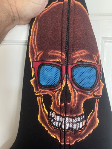 Tony Hawk Full Zip Black Hoodie With Skeleton Design Size Boys XL Skate - Picture 5 of 8