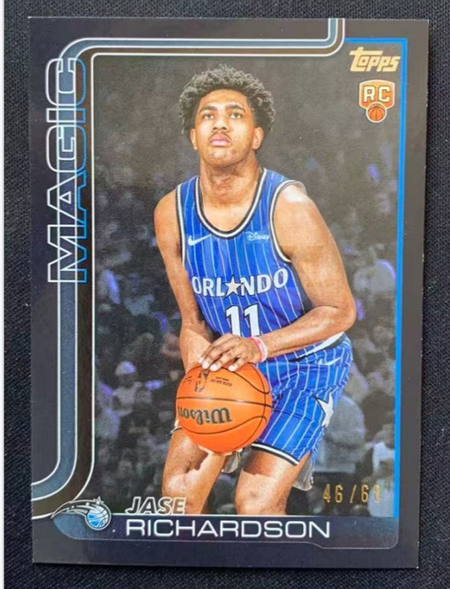 Jase Richardson 2025-26 Topps Flagship 46/68 RC Orlando Magic #225