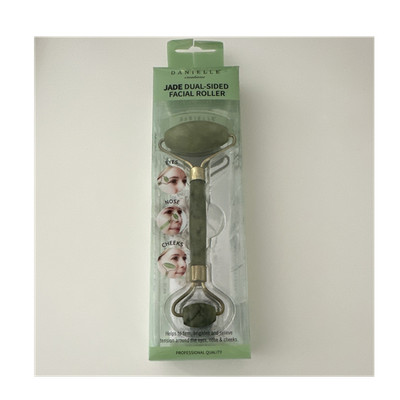 Danielle Creations Jade Dual-Sided Face Massage Roller for Face & Eyes Green