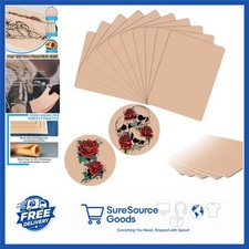 Tattoo Practice Skin 10PCS 3mm Thick Silicone Sheets for Realistic Training