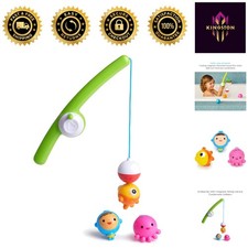 Colorful Magnetic Fishing Bath Toy Set for Toddlers - Fun and Learning Combined