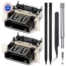 Ikpek 2 Pack Replacement HDMI Port for Xbox Series X Display Socket Jack