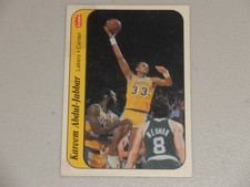 1986-87 Fleer Basketball Stickers #1 Kareem Abdul-Jabbar C