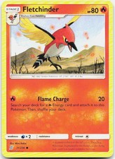 Fletchinder 31/236 Common Unified Minds Pokemon Lightly Played