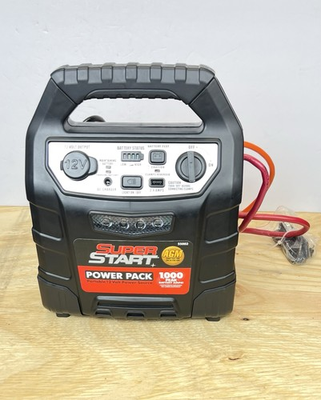 #ad Super Start Power Pack 1000A 12V Portable Jump Starter USB Power 55002🔥 $45.00