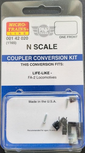 Kit de conversión de acoplador N MICRO TRAINS 001 42 020 1165 realista FA-2 | Zustand: New