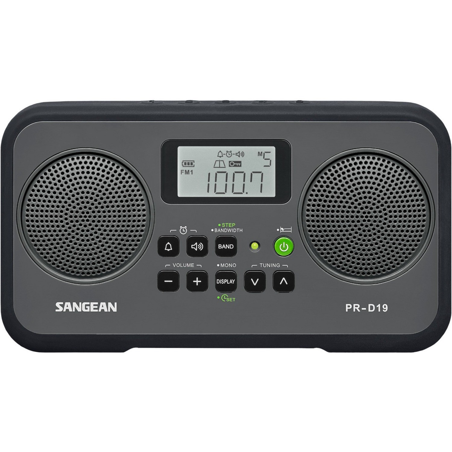 Sangean Pr-d19 Clock Radio - 1.4 W Rms - 2 X Alarm - Fm, Am (pr-d19bk) (prd19bk)