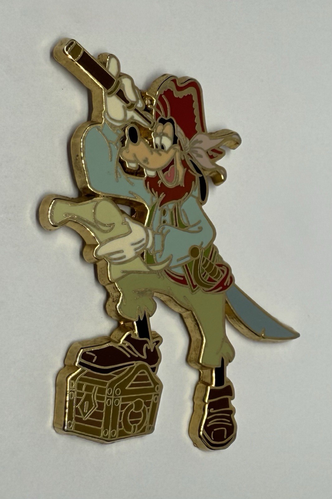 Disney Goofy Pirates Of The Caribbean Booster Lapel Pin (P165)