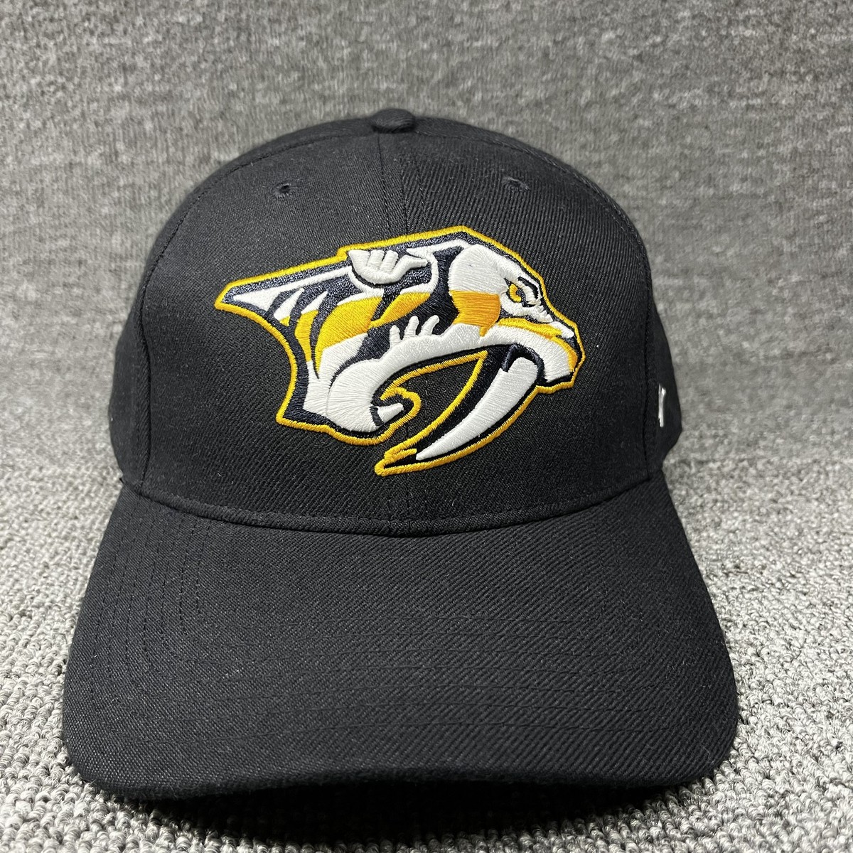 Nashville Predators '47 Brand Franchise Fitted Hat Black NHL Cap Gray Underbrim