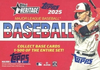 2025 Topps Heritage Pick A Card Complete Set cards Parallel Cards