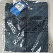 Columbia Waterproof Full Zip Jacket Blue Girls Regular Size M Solid