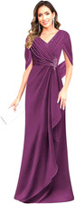 Mother of the Bride/Groom Dress or Women Wedding Guest Long Formal Dress NEW