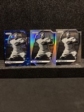 2025 Panini Prizm Baseball Roy Campanella Blue Cracked Ice, Silver, and Base
