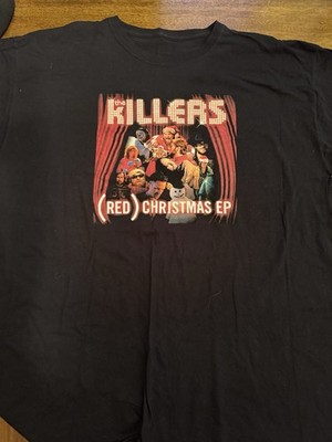 The Killers Red Christmas, Ep T-Shirt, Xl Brandon Flowers Cowboy Christmas Ball