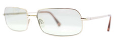 Brille Freudenhaus Metall Rechteck Silber 365 02 Mod. Bremen Color plt 56-18 140