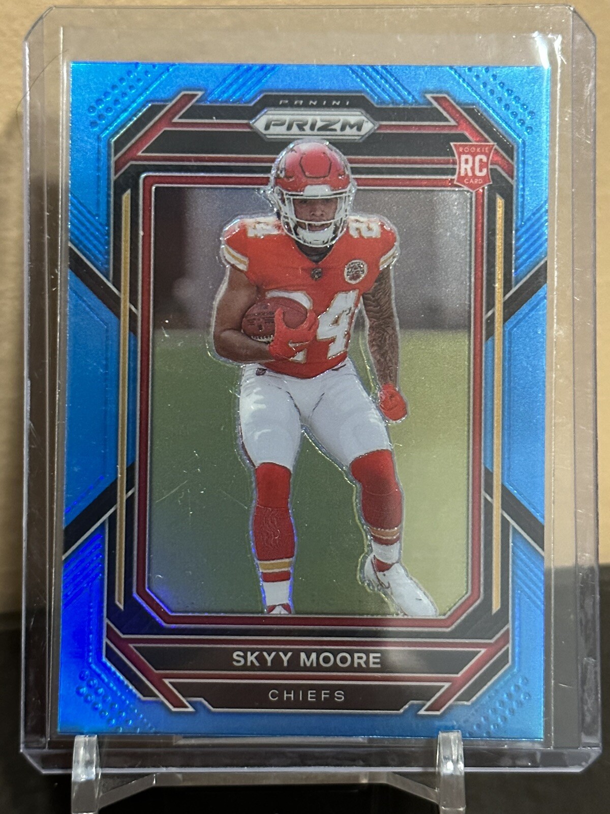 2022 Panini Prizm SKYY MOORE Light Blue Prizm RC Rookie Card Chiefs #331