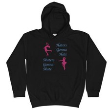 Haters Gonna Hate Skaters Gonna Skate - Hoodie - Kid's (Dark)