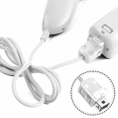 Built in Motion Plus Remote Controller &Nunchuck for Nintendo Wii /Wii U Console