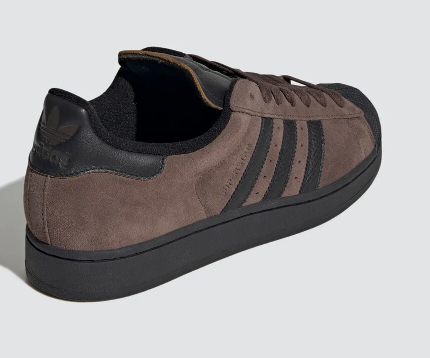 ■adidas■ Superstar II Brown Black JH7696 adidas Originals SUPERSTAR II MEN'S SHOES JH7696 BLACK BROWN