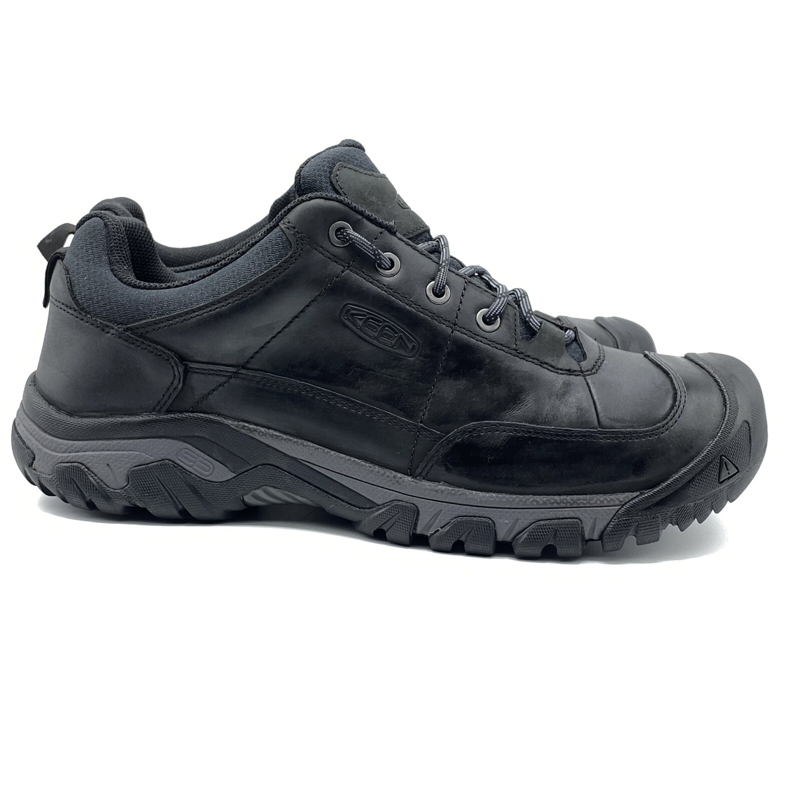SCARPE CASUAL KEEN UOMO TG12 SCARPE DA TREKKING TERRA SCURA PACCIAME INDOSSATE UNA VOLTA.L9