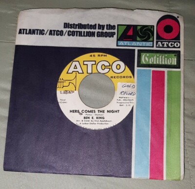 Ben E. King 45 Young Boy Blues / Here Comes the Night ATCO 45-6207 vg+