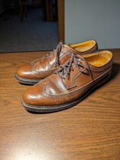 VINTAGE Florsheim Mens Imperial V Cleat 5 Nail Brown 97625 Shoes Size 11 D