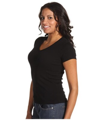 Three Dots Tモデル Dolphin Gray llic Three Dots Women's Essential