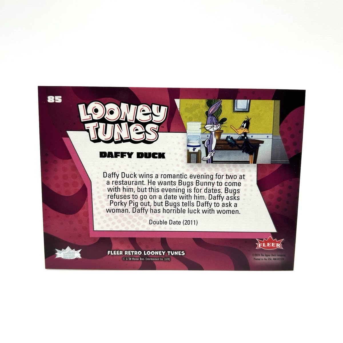 Daffy Duck #85 Blue l2024 Fleer Retro Looney Tunes Who Should Be