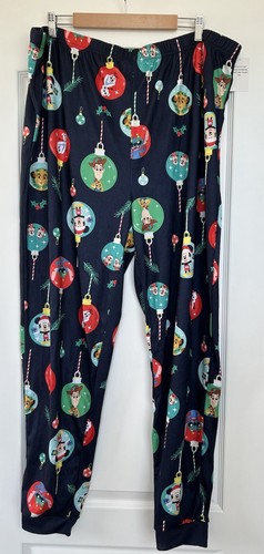 Disney 100 Hombres Vacaciones de Navidad Manga Larga Pijama Pantalones Talla 2XL Suave Nuevo con Etiquetas - Imagen 2 de 10