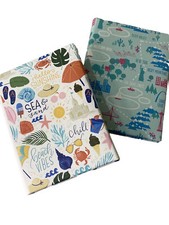 Lot of 2 Slip In Photo Albums Picture Memory Brag Books 4"x6 Beach Vibes Travel