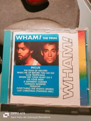 RAR CD WHAM!. THE FINAL. STICKER EN FRANCÉS - Imagen 1 de 2