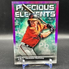 Jackson Holliday Precious Elements Purple /250 2023 Bowman Platinum #PE-11