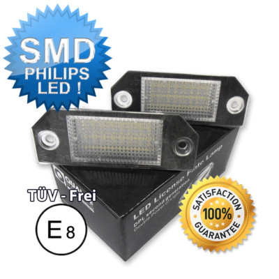 2x OEM KENNZEICHENLEUCHTE LED KENNZEICHENBELEUCHTUNG FÜR FORD FOCUS 2 II C-MAX