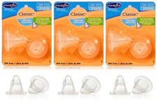 Evenflo 6 Pack Classic Winged Nipple, Medium Flow 3-6 Months