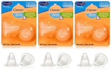 Evenflo 6 Pack Classic Winged Nipple, Medium Flow 3-6 Months