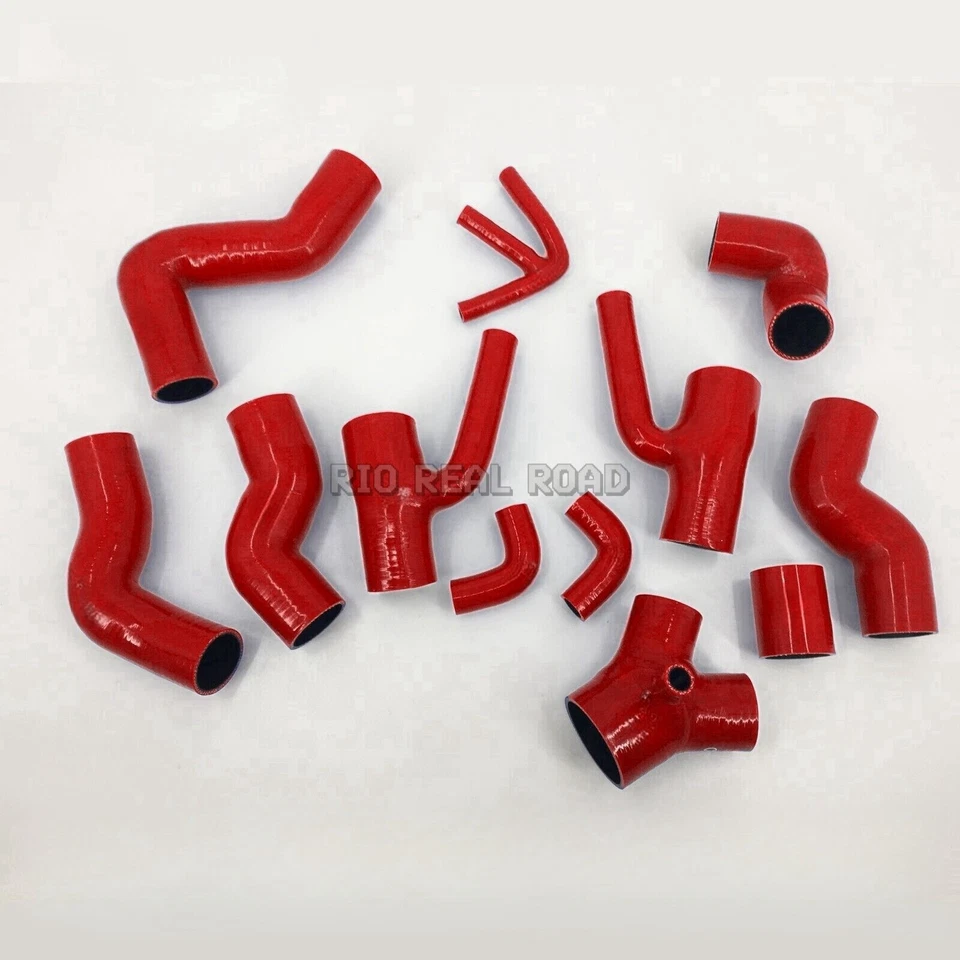 Kit de manguera de admisión de inducción de silicona biturbo 2,7 L para Audi A6 C5 4B S4 B5 Allroad Foto 3 de 4