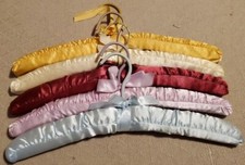 Satin Dress Hangers 5 Various Colors